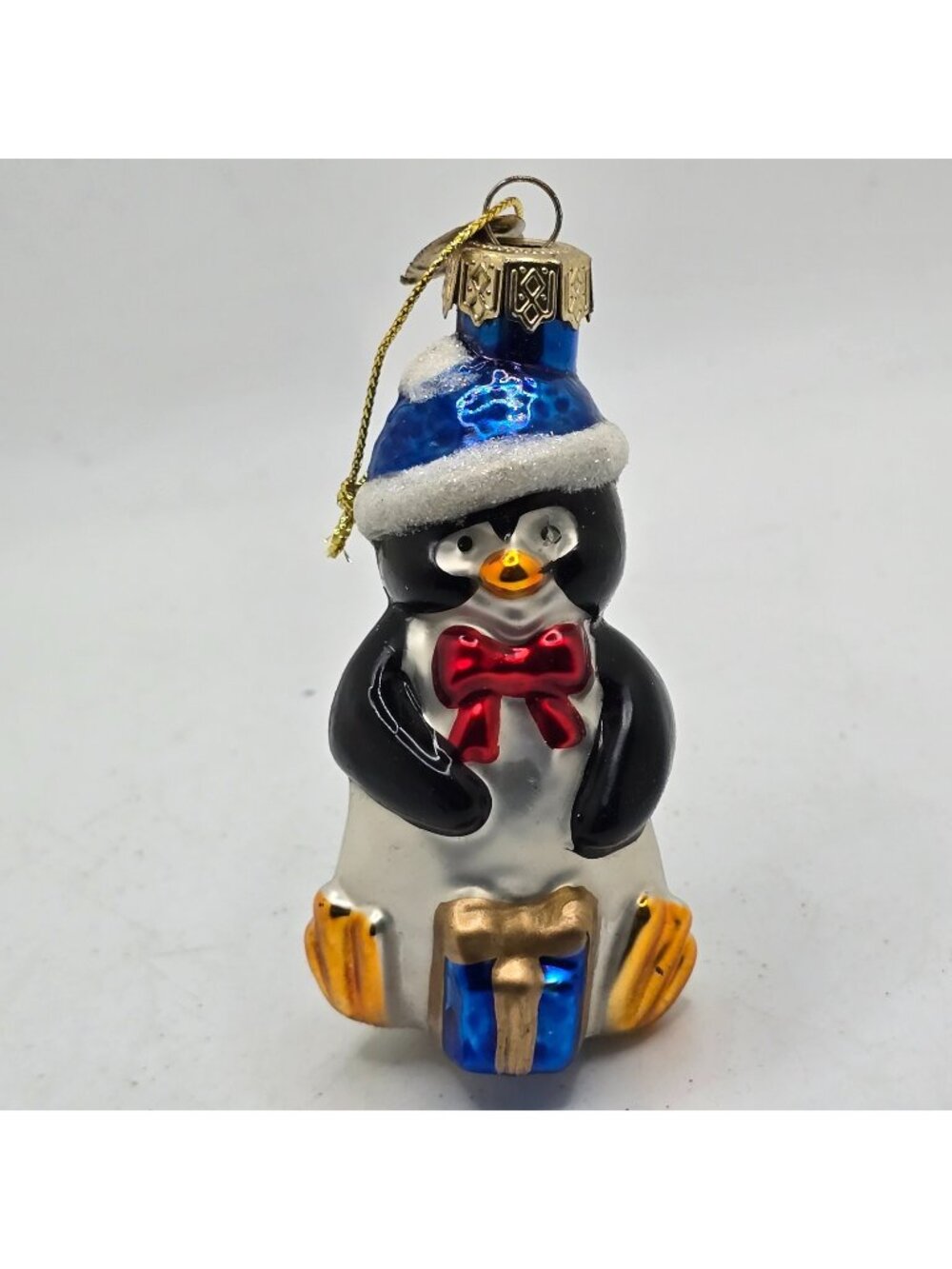 Christmas Ornament Glass Penguin Gift Thomas Pacconi Museum Series 2003 Vintage